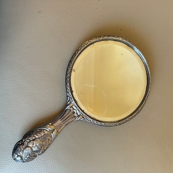 Antique Silver Hand Mirror Hallmarked Silver Anti… - image 6