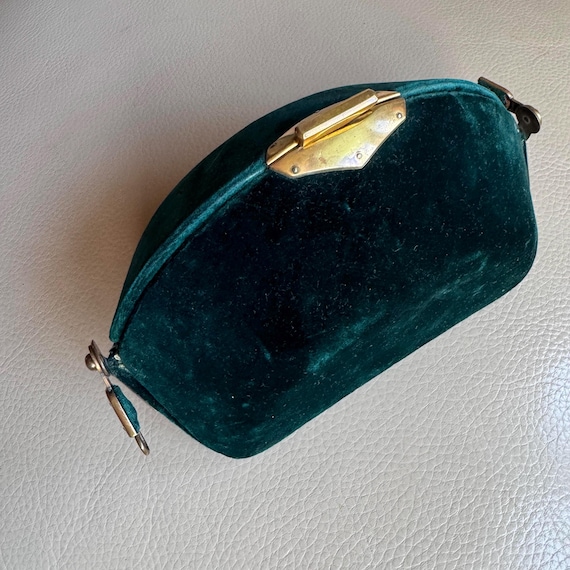 Vintage Velvet Sewing Box Handbag: Antique Etui Necessaire, 1930s-40s