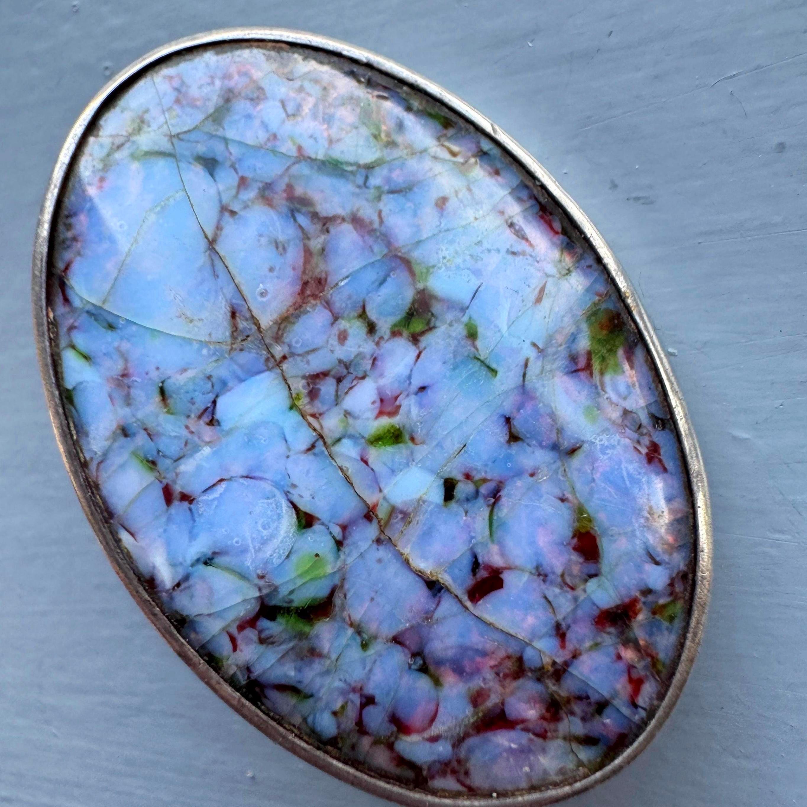 Antique Silver Agate Brooch - 1890s Victorian Jewelry - Etsy Denmark
