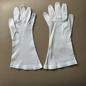 Vintage Gloves 1950s Gloves French Gloves Neyret Gloves Size 71/2 Gloves Ribbed Gloves White Gloves Bridal Gloves Retro Gloves 1960s