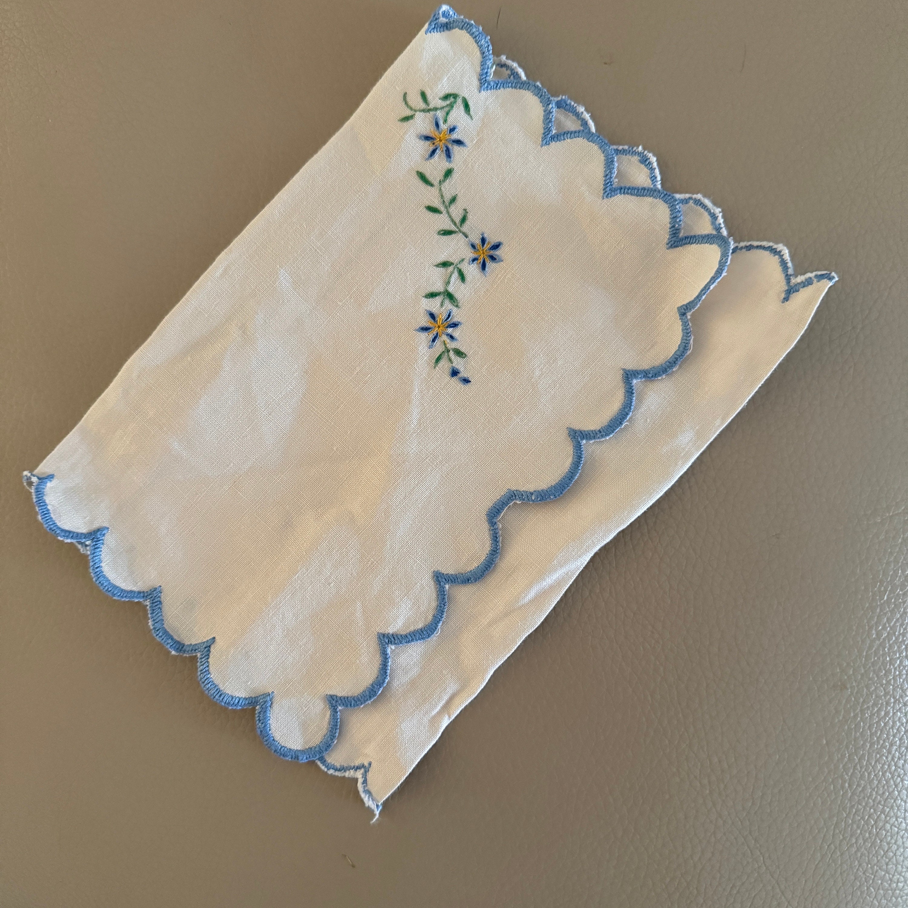 小物 1900s Hand Embroidery Handkerchief il_fullxfull.6208606411_qhz7.jpg