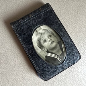 ヴィンテージ ノートブック、ヴィンテージ レザー ノートブック、ヴィンテージ カードホルダー、ヴィンテージ フォト ホルダー、フェニックス インシュアランス 1930 年代 カードホルダー、ヴィンテージ カレンダー 1933