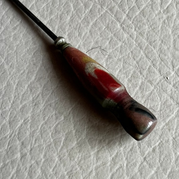 antique hatpin antique celluloid hatpin 1920s hat… - image 4