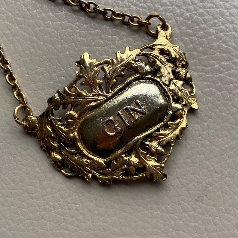 Gin Decanter Label Gin Decanter Tag Gin Bottle Label Vintage Etsy UK