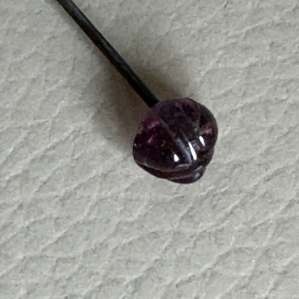 Antique Hatpin Long Hat Pin Victorian Hatpin Edwardian Hatpin 19th Century Amethyst Glass Hatpin Paste Hatpin Very Long Hatpin 1890s 1900s