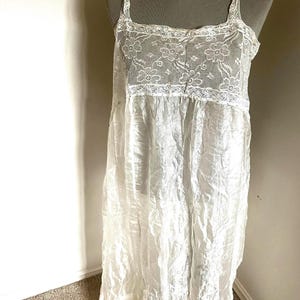 Antique Silk Nightdress Silk Lace Nightdress Antique Lace Nightdress Antique Lingerie Hand Sewn Lingerie 1910s 1920s Ribbon Detail Old