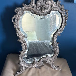 Antique French Mirror Antique Mirror Antique Wall Mirror Brass Mirror Bevelled Mirror Hall Mirror Living Room Mirror Art Nouveau Mirror