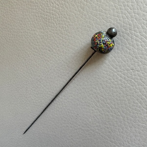 Antique Hatpin Millefiori Glass Hatpin Venetian Glass Hat pin Antique Glass Hat pin 1920s Hatpin 1930s Hat Pin Antique Millefiori Hatpin