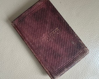 antique book antique history book Castlecary and the Great Roman Wall Hugh Baird 1864 1860s cloth bound book Victorian book Scottish book