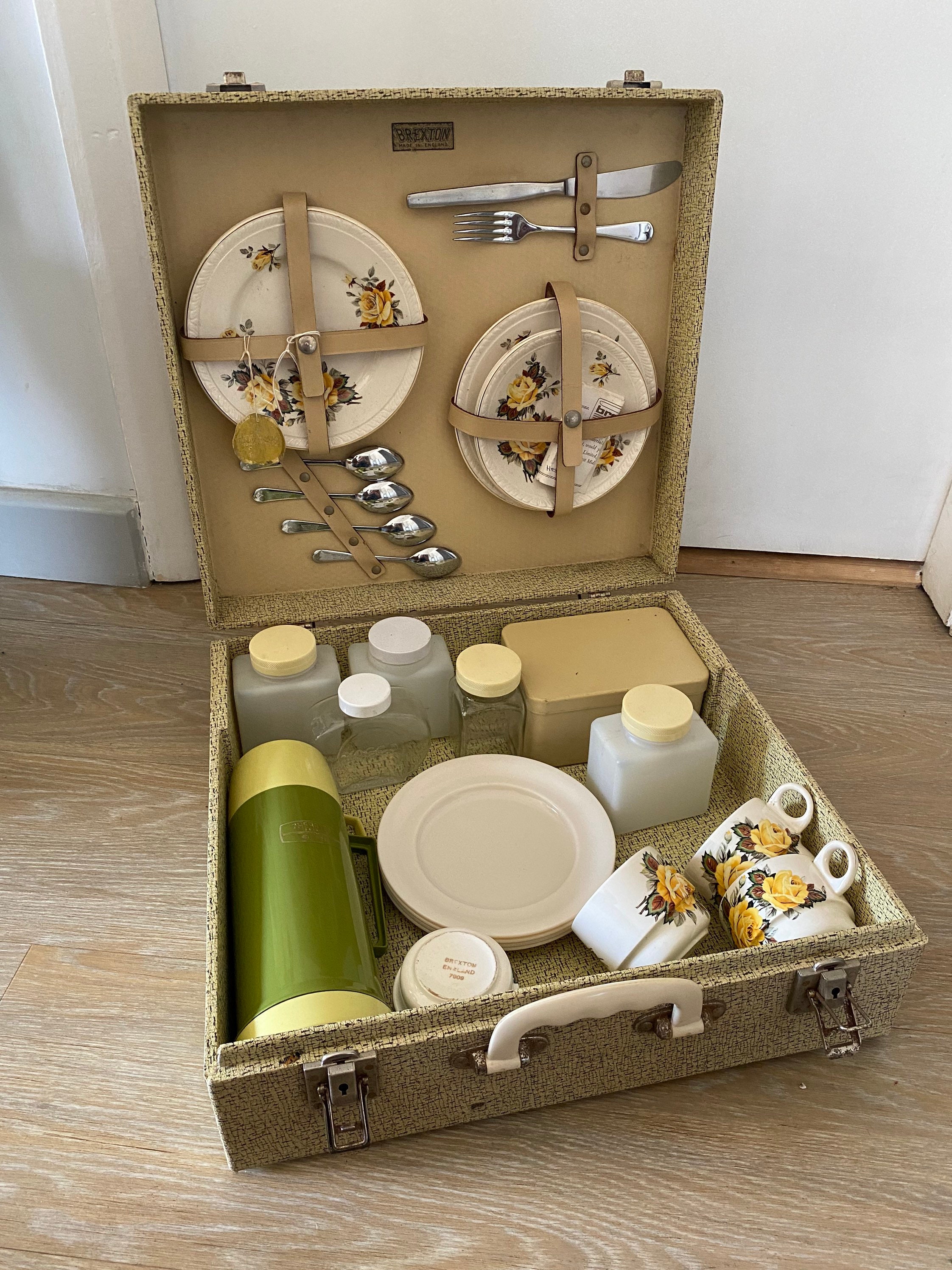 Vintage Picnic Set 1940s Picnic Set Brexton Picnic Set Camping Etsy
