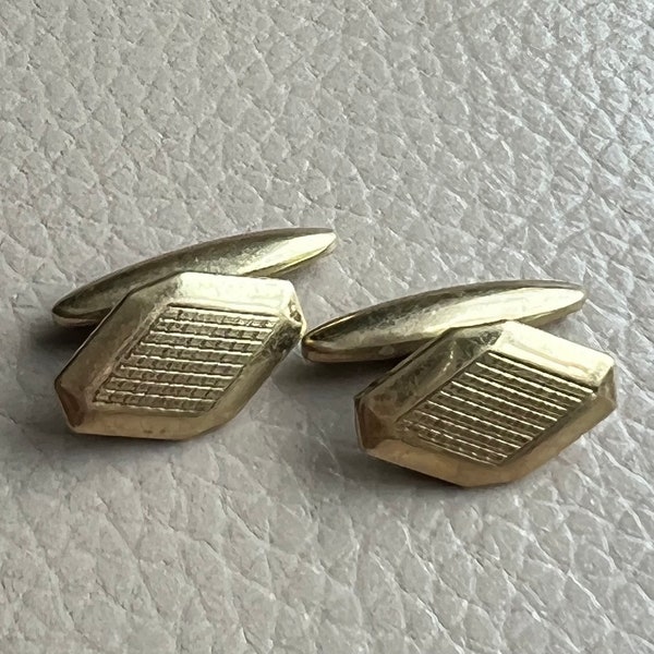 Vintage Cufflinks Stratton Cufflinks Sprung Cufflinks Art Deco Cufflinks Chain Cufflinks 1940s Cufflinks 1950s Cufflinks Black Tie