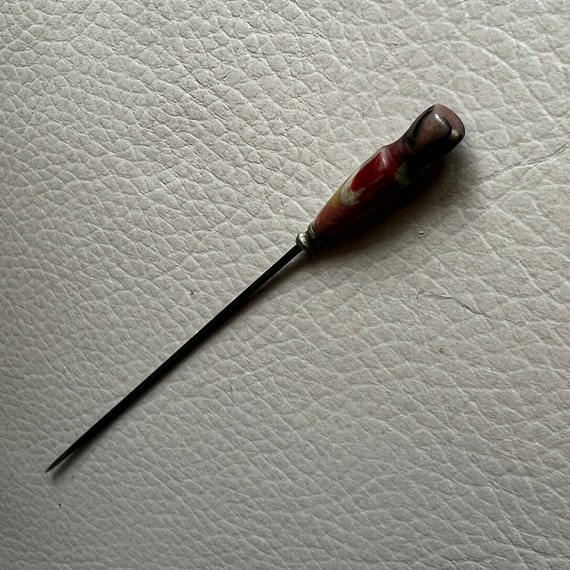 antique hatpin antique celluloid hatpin 1920s hat… - image 2