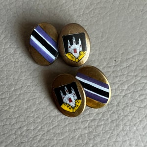 antique enamel cufflinks mens cufflinks antique cufflinks 1930s cufflinks chain cufflinks Lambournes cufflinks vintage cufflinks link
