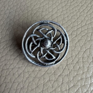 Vintage Silver Brooch Silver Celtic Brooch Hallmarked Silver Brooch Celtic Silver Brooch Vintage Brooch Birmingham 1961 William Darby 1960s