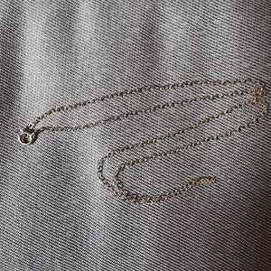 Vintage Silver Anchor Chain Vintage Silver Necklace Vintage Silver Jewelry sterling silver chain 16inch silver chain 925 silver necklace