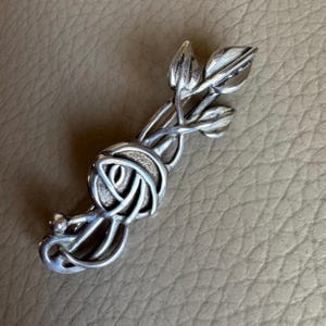 Vintage Silver Brooch Silver Celtic Brooch Scottish Silver Brooch Vintage Brooch Hallmarked Silver Brooch Carrick Jewellery Brooch Edinburgh