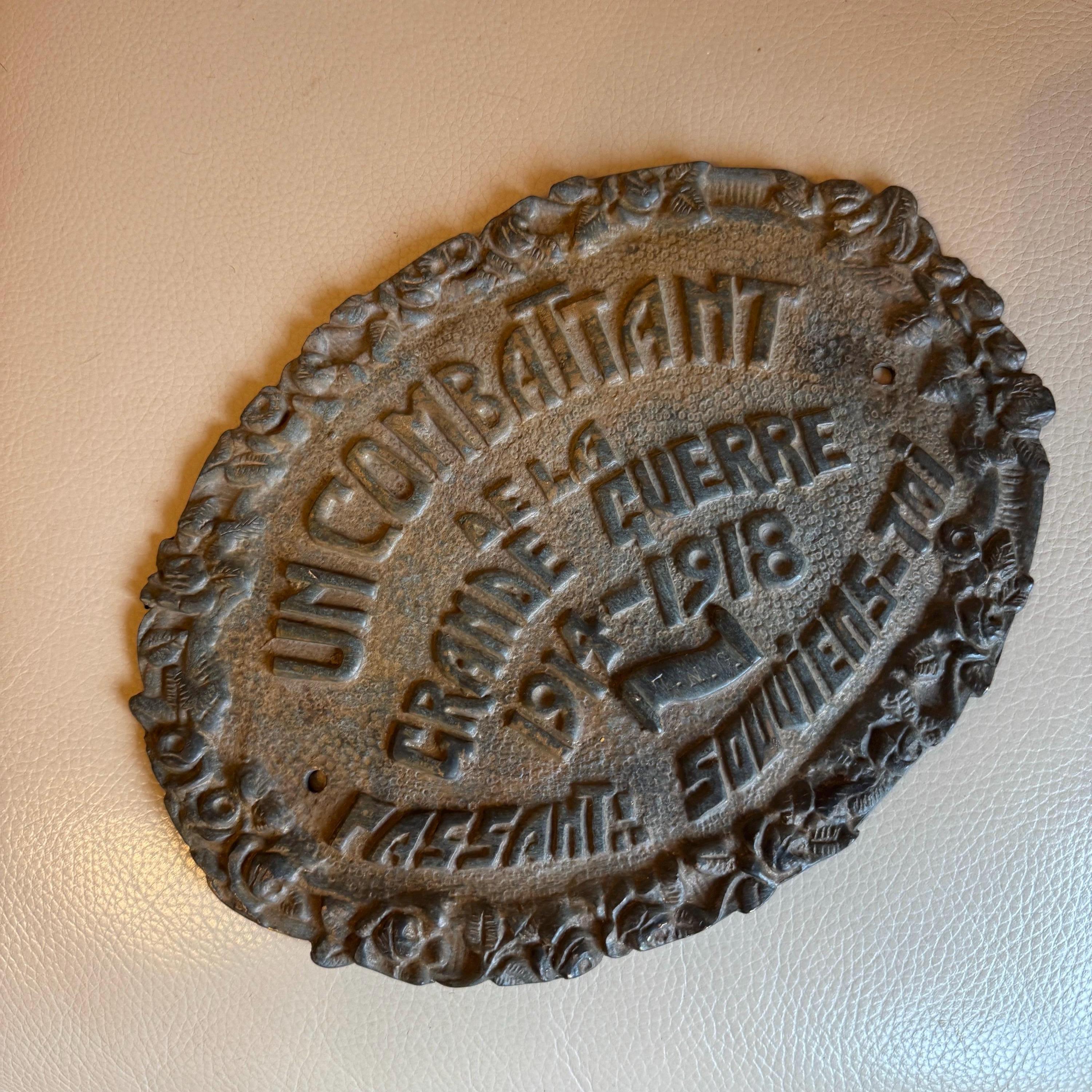 Ww1 Plaque - Etsy