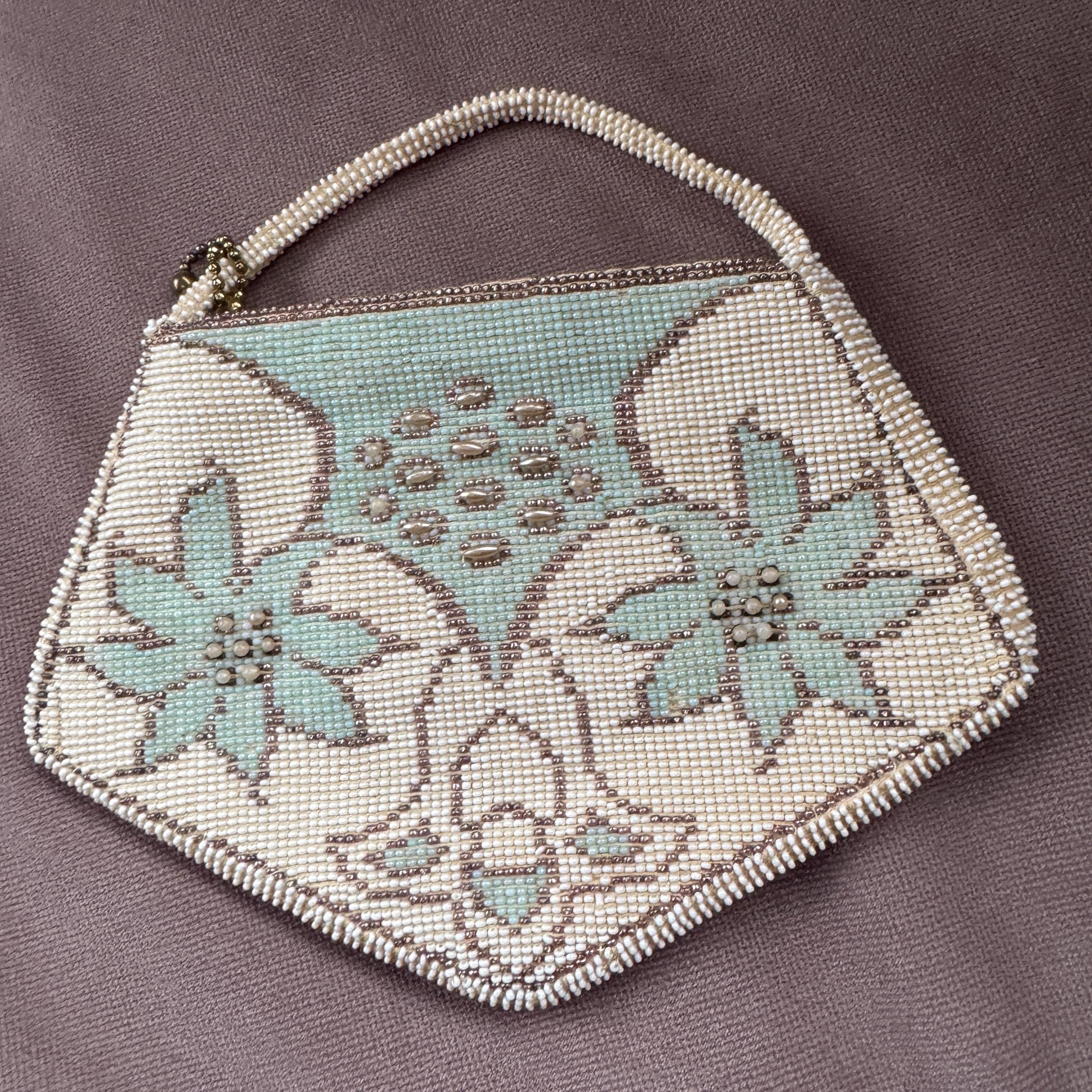 1920s Beaded Bag : Antique Purse, Vintage Evening Handbag, Art Deco ...