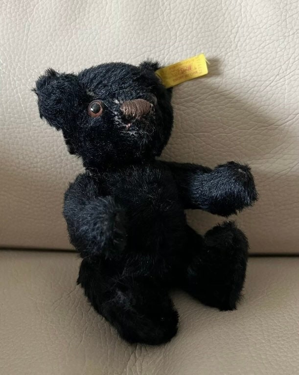 半額 50％OFFの通販 German Bear, Steiff Vintage Black Steiff 1991-1993, Mohair ぬいぐるみ