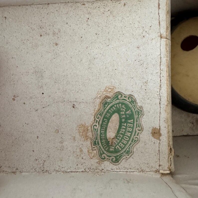 Antique Toy Original Box Antique French Toy Boxed Antique Diabolo Toy Patent Brevette SGDG DRF