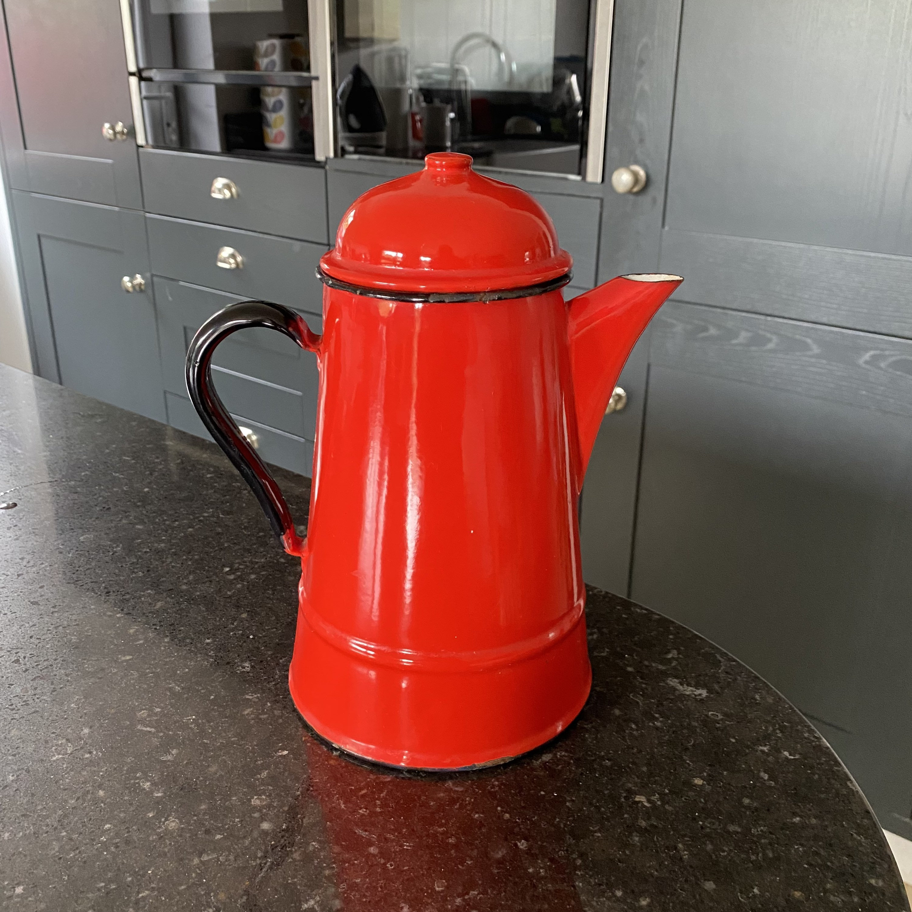 Vintage Coffee Pot Enamel Coffee Pot Stove Top Coffee Pot Etsy