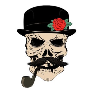 Sugar Skull Sticker Decals/Sugar Skull Stickers/Laptop Stickers/Stickers for Men/Day of the Dead Stickers/Dia de los Muertos/Skull Stickers