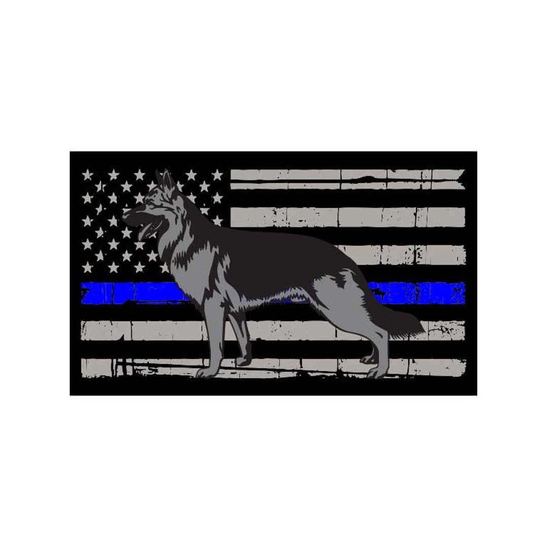 K9 Dog Decals/law Enforcement Stickers/leo Dogs Decals/thin Blue Line ...