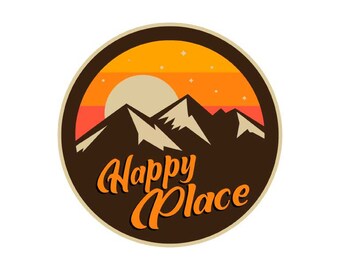 Mountain Life Vinyl Decal - Camping & Hiking Sticker For Car, Truck, Or Window