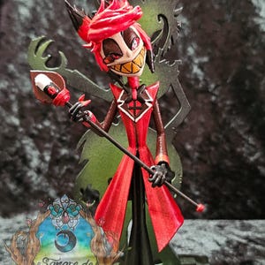 Alastor the radio demon. Fanart figure based on the character from Hazbin Hotel. ON REQUEST.