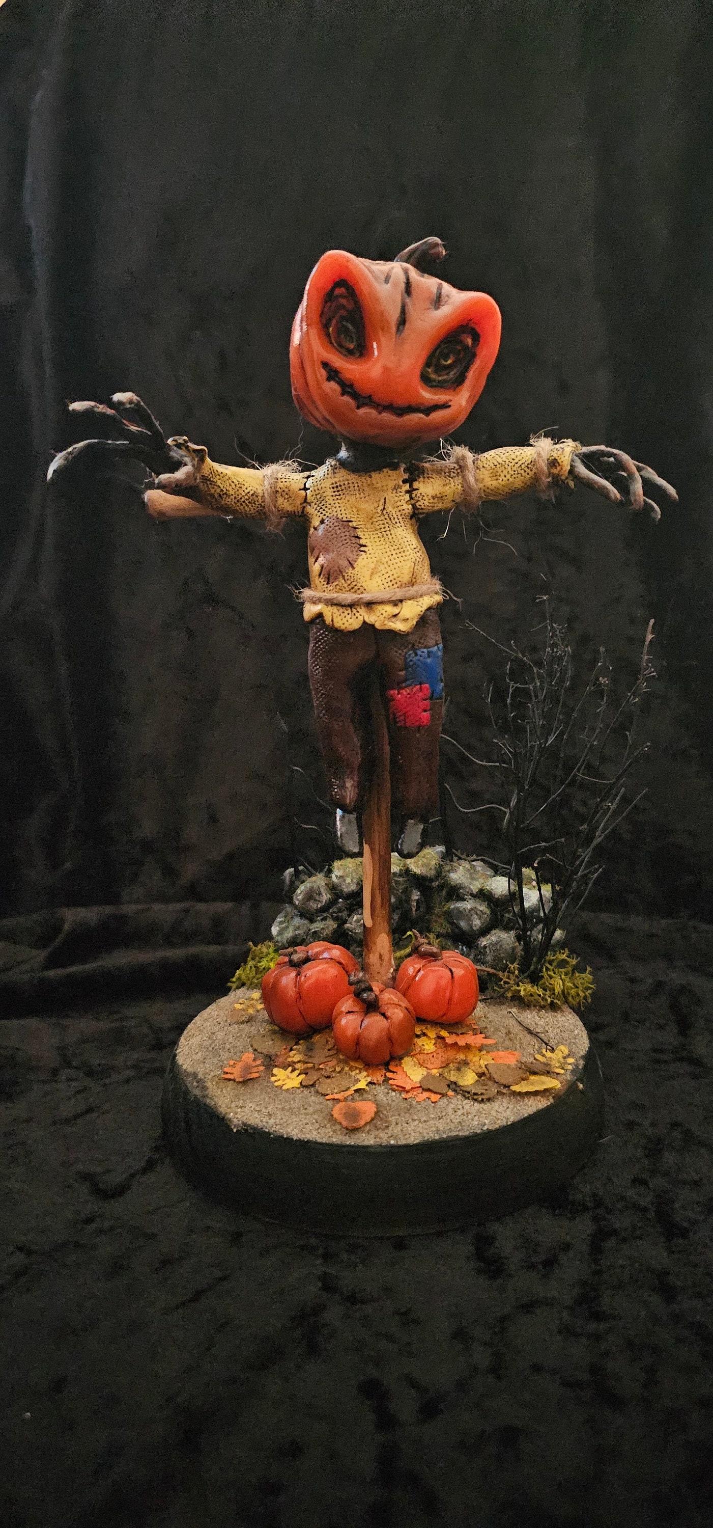 ナイトメア・ビフォア・クリスマス』のジャック・スケリントンの彫刻