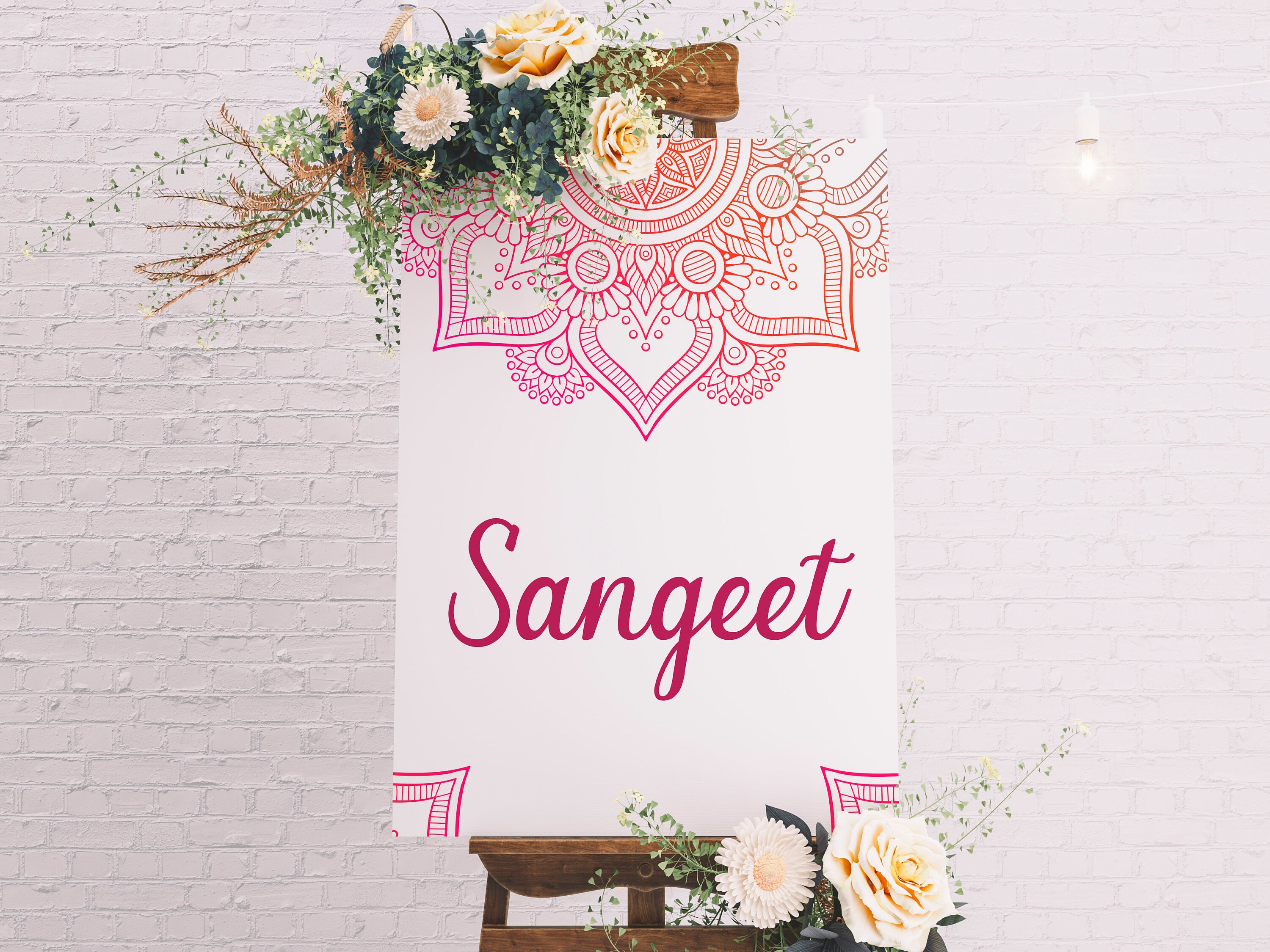 Wedding Celebration Print Indian Wedding Sign Wedding Sign Etsy