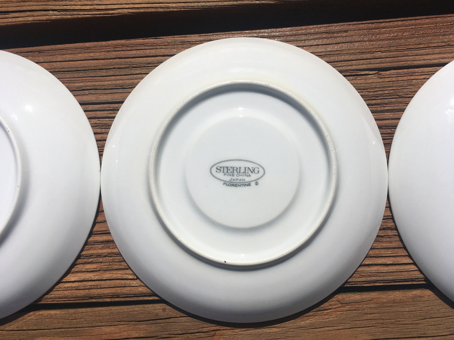 6 Sterling Fine China Florentine 5 3/4 Saucer Plates Etsy