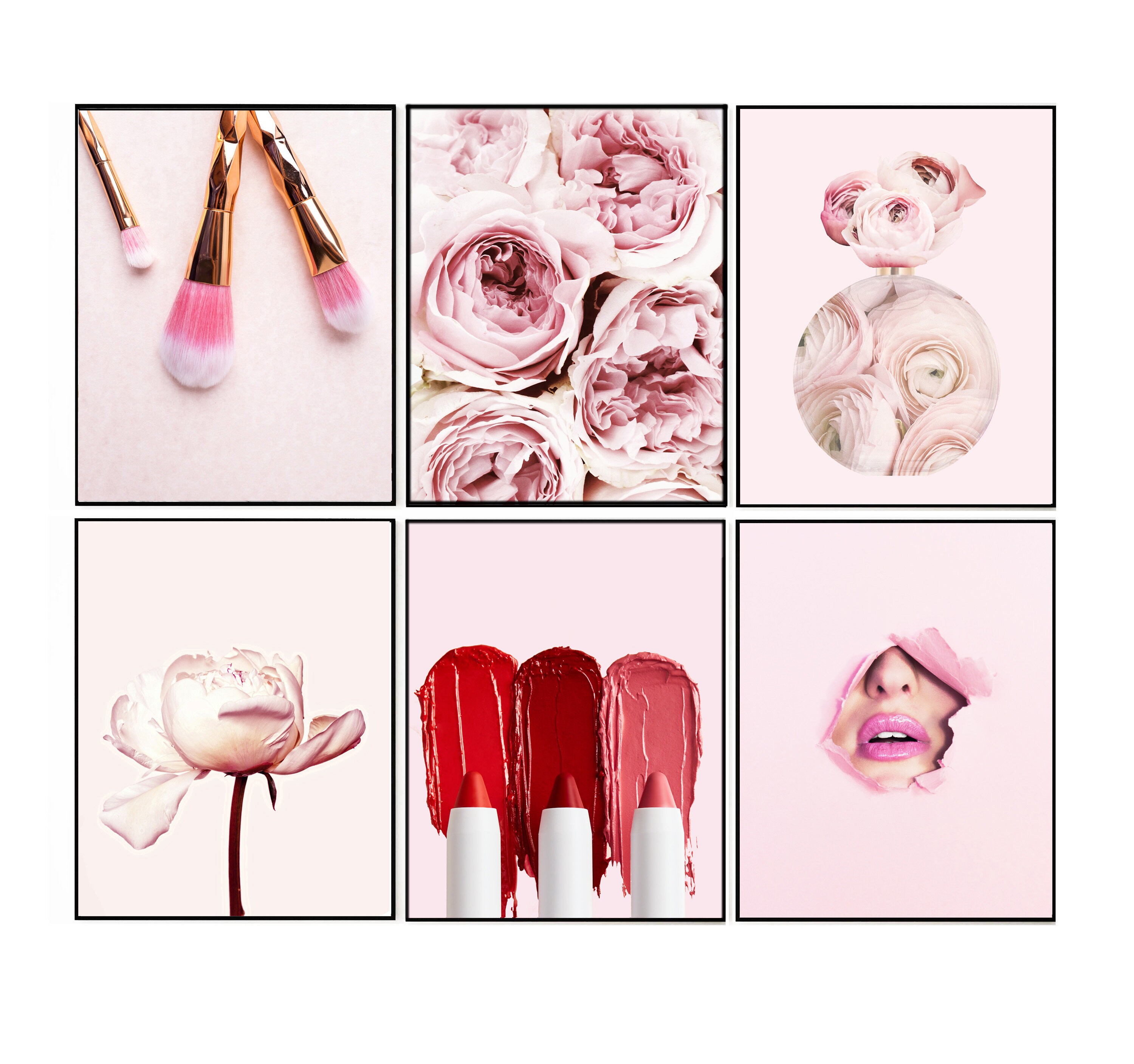 Beauty Room Wall Art Girl room wall art Make Up Wall Art Etsy