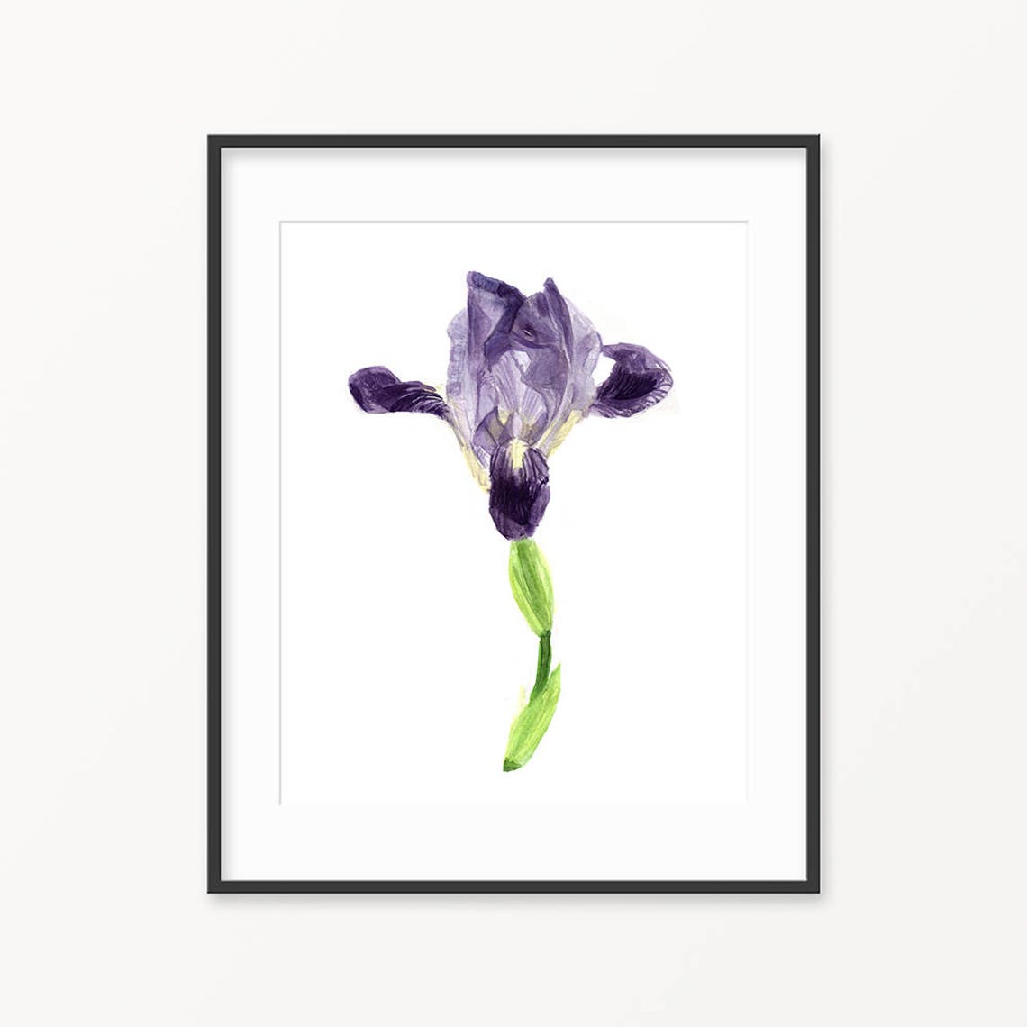 Iris painting printable iris watercolor iris watercolor Etsy