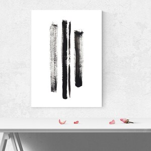 Set of 3 Minimalist Prints, Black and White Prints, Abstract Prints ...