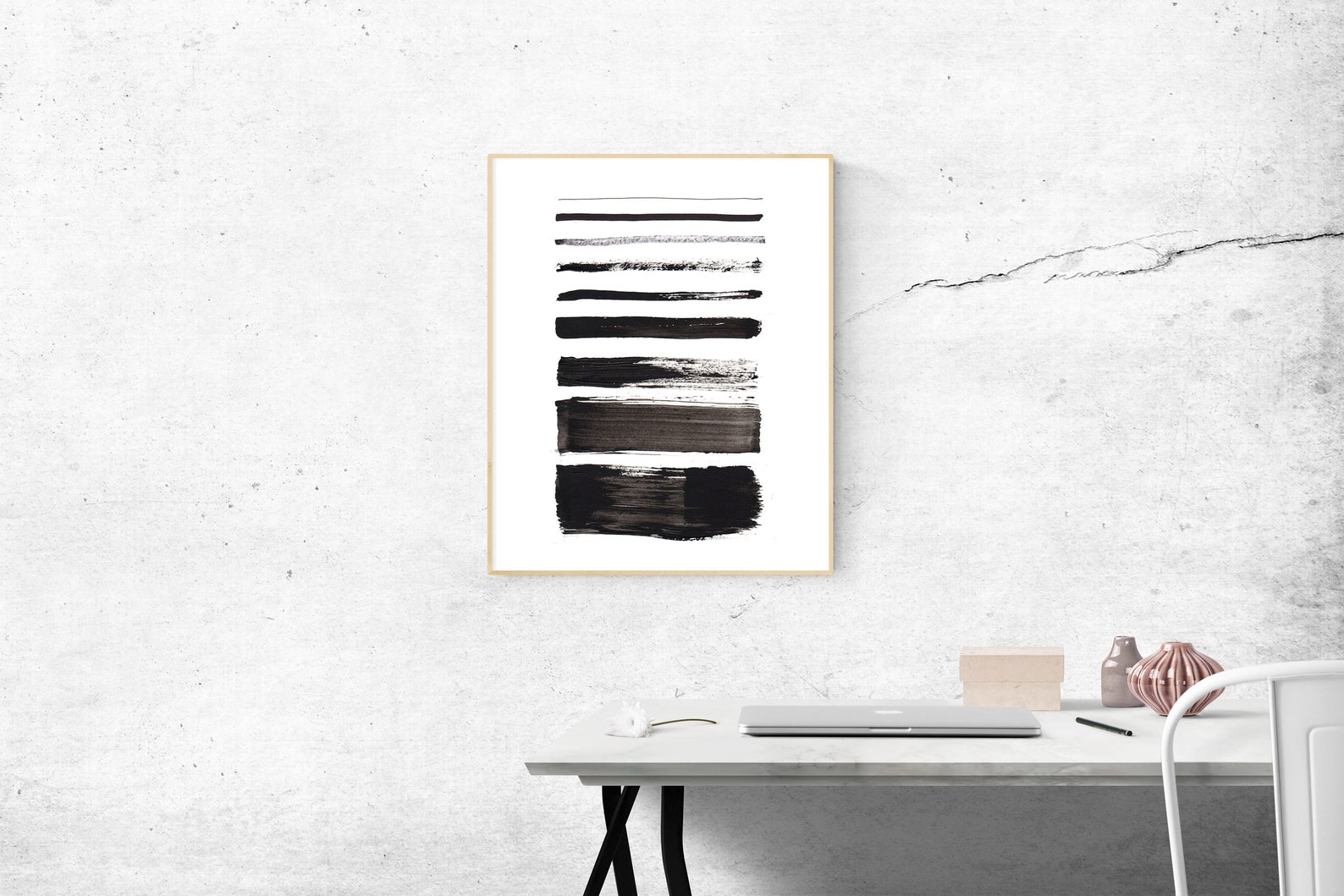 Set of 3 Minimalist Prints, Black and White Prints, Abstract Prints ...