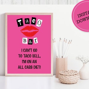 Mean Girls Party Posters Bundle X 10 Instant Downloads 10