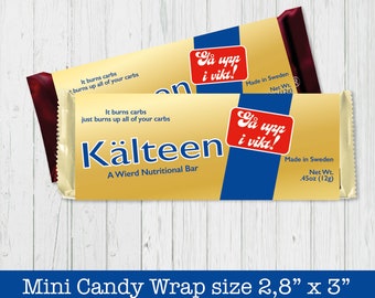 Mean Girls Kalteen Printable Mini Bar Wrapper | Chocolate Small Bar Wrappers | Mean Girls Party Decorations | Candy Bar Label Mean Girls DIY