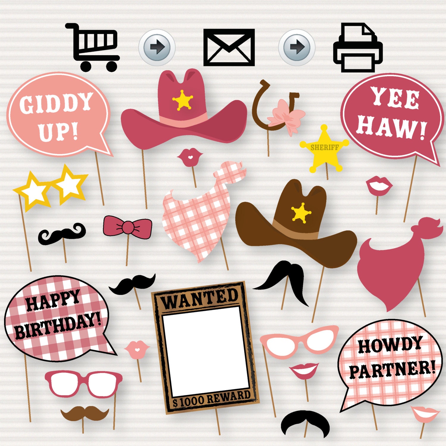 Cowgirl Photo Booth Printable Party Props - Western Party, Cowgirl, Rodeo Photo Booth Props, Shabby Chic, Wanted Printable- INSTANT DOWNLOAD - Etsy cowgirl-photo-booth-printable-party-props-western-party-cowgirl-rodeo-photo-booth-props-shabby-chic-wanted-printable-instant-download-etsy