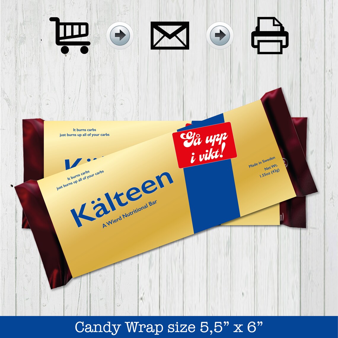 Mean Girls Kalteen Printable Bar Wrapper Chocolate Bar Etsy