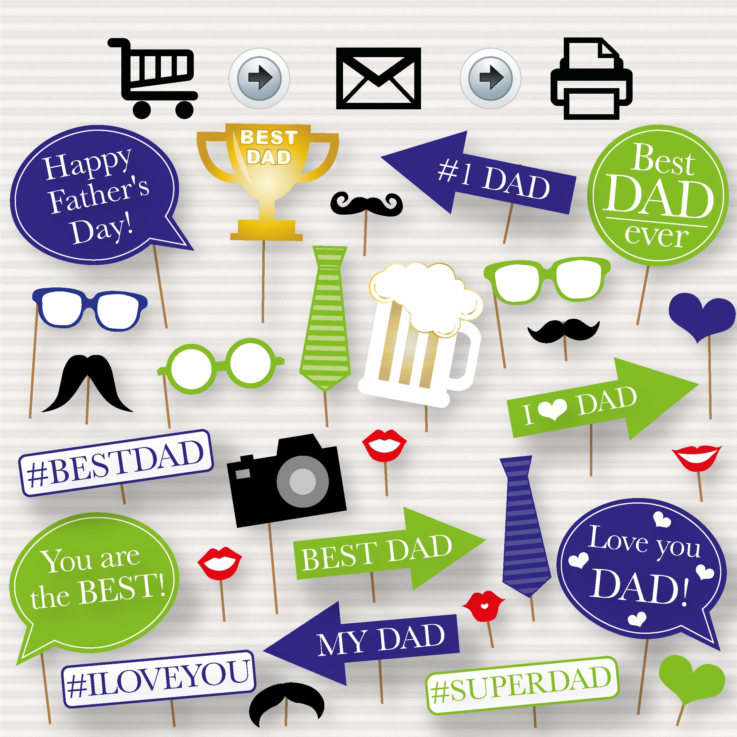 Photobooth Dad Props Ubicaciondepersonas cdmx gob mx