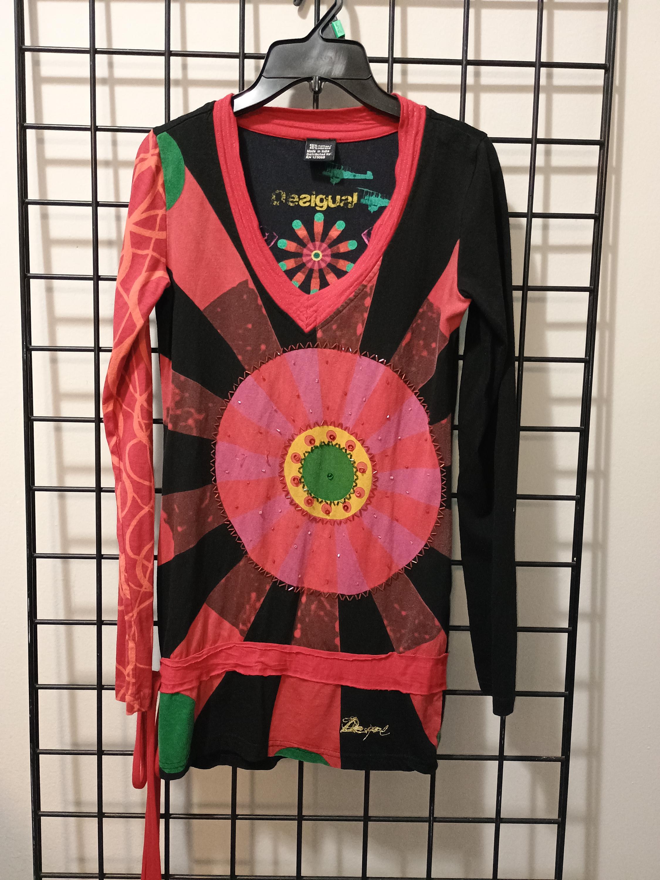 【SALE】　desigual 　MINNIEMOUDE袖ボーダーストレッチＴシャツ　25SWTK39 ミニーマウス™ Tシャツ 女性用 I Desigual.com