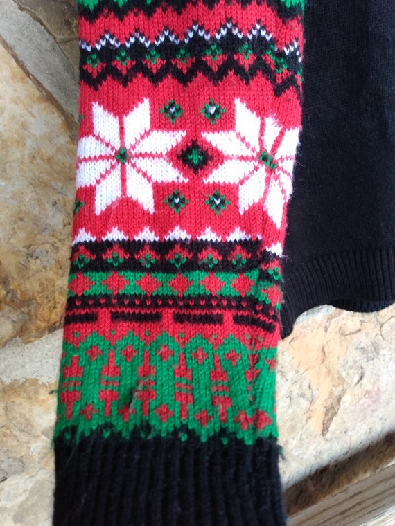 Ugly Christmas Sweater Santa Chimney Believe Larg… - image 6