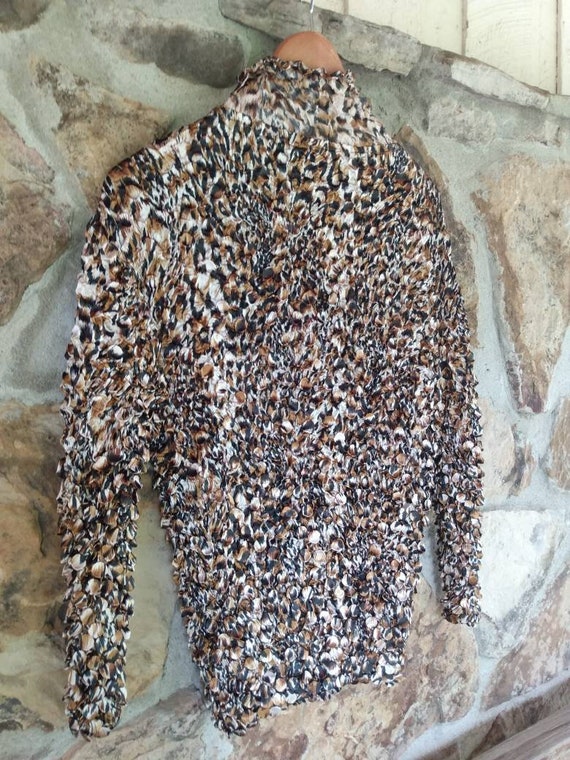 Animal Print Blouse - image 7