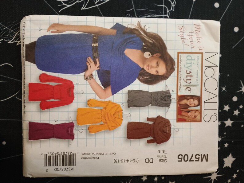Maccall Example Mccall's M5705 Sewing Pattern: Cowl Neck Dress, Five Views Diystyle ...