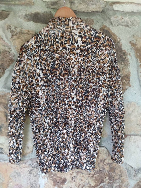 Animal Print Blouse - image 4