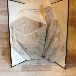 Patron de pliage de livre de fin d'études 2016