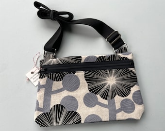 Rainelle purse, small crossbody, everyday essentials only purse, adjustable length strap, lined, interior zipper pocket