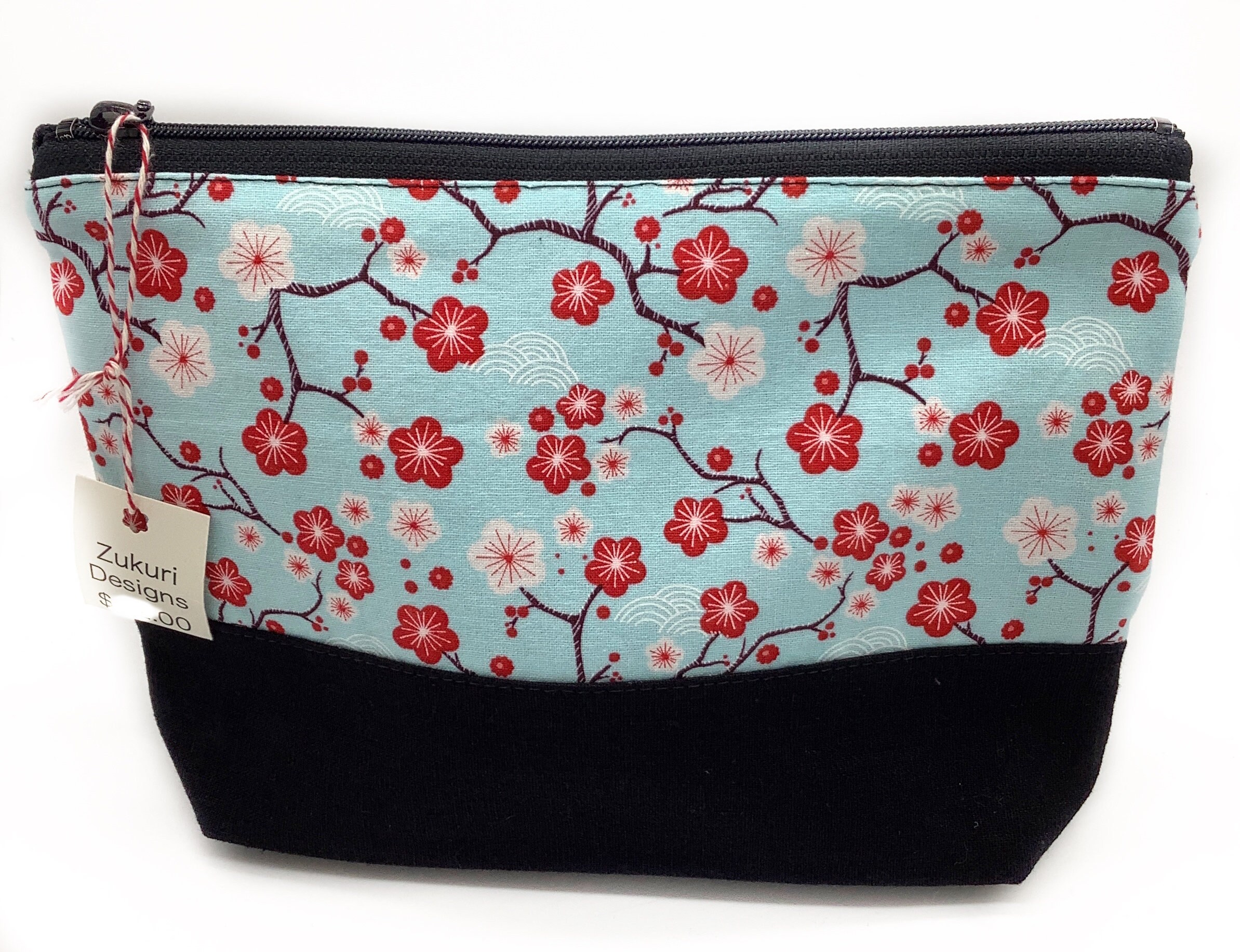Cherry Blossom Makeup Bag / Pink Cosmetic Bag – Farmhouse for the Soul