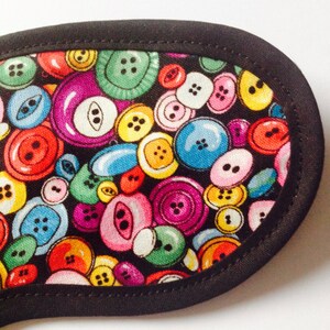 Buttons Galore Colourful Sleep Mask / Eye Mask / Birthday Gift Ideas - Etsy